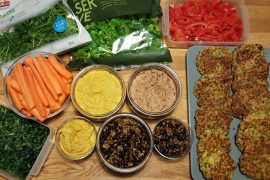 Food prepping til frokost/madpakker