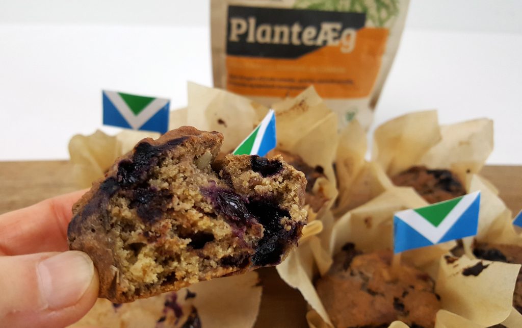 Blåbærmuffins med Planteæg