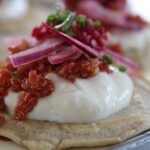 Blinis med quinoa-rogn