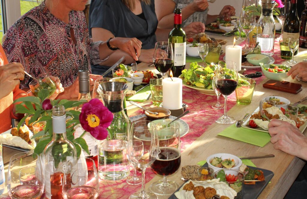 Min mands kolleger til tapas