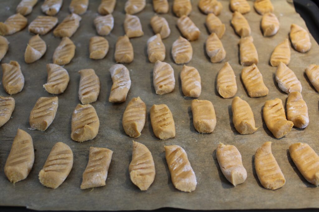Gnocchi af sød kartoffel