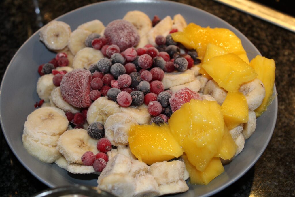 Frugt og bær til bananis