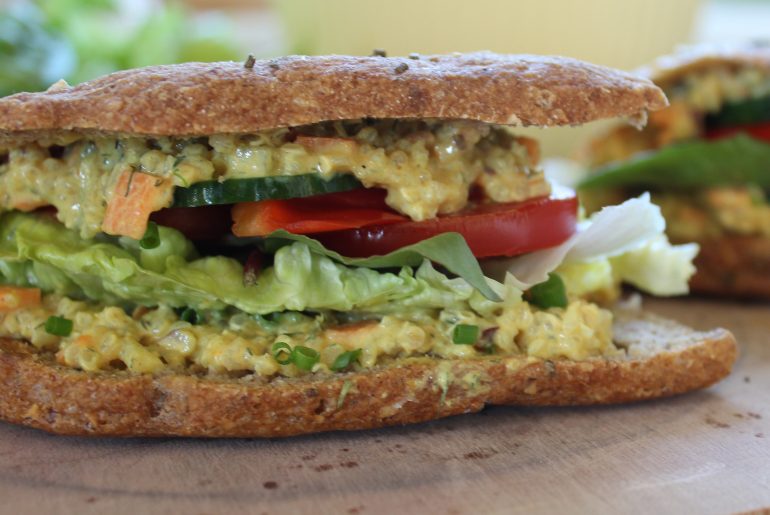 Vegansk sandwich