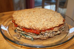 Tomatsauce som fyld i lagtærte