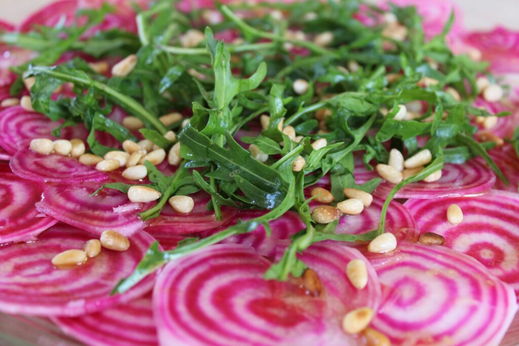 Vegansk rødbedecarpaccio