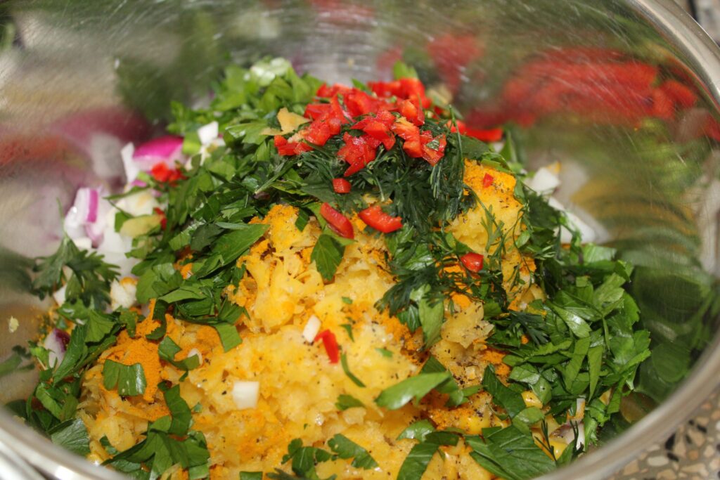 Ingredienser til majsvaffel