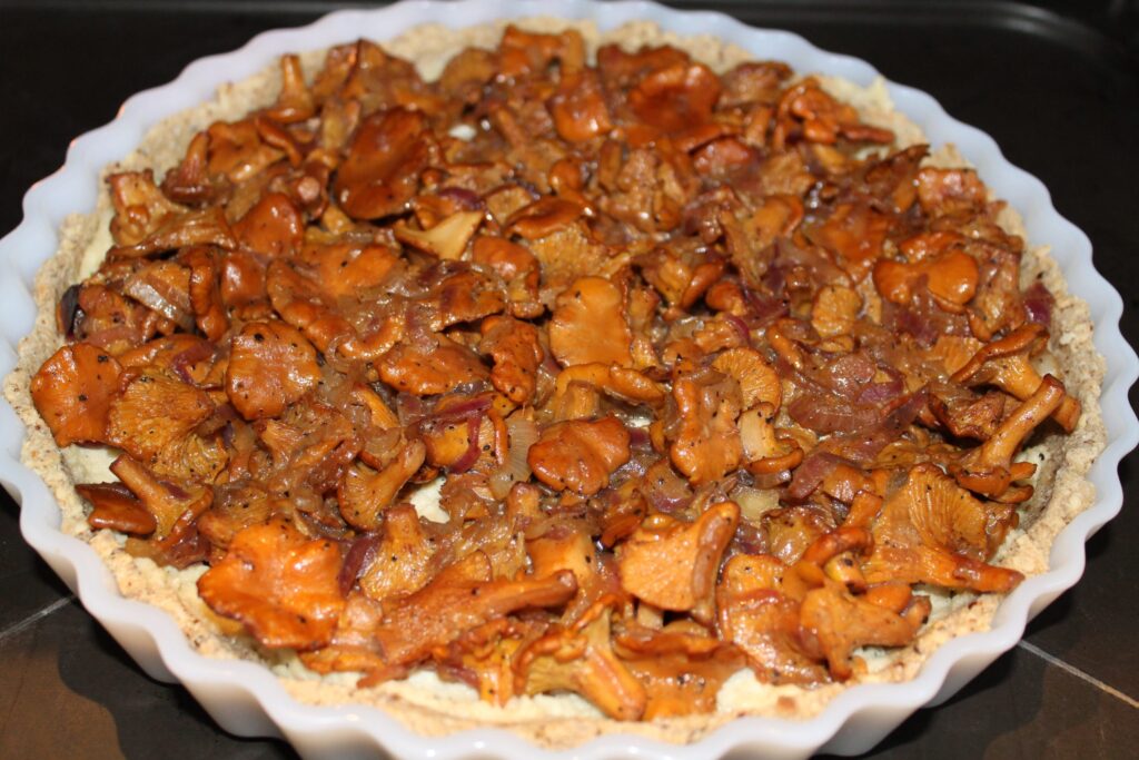 Vegansk kantareltærte