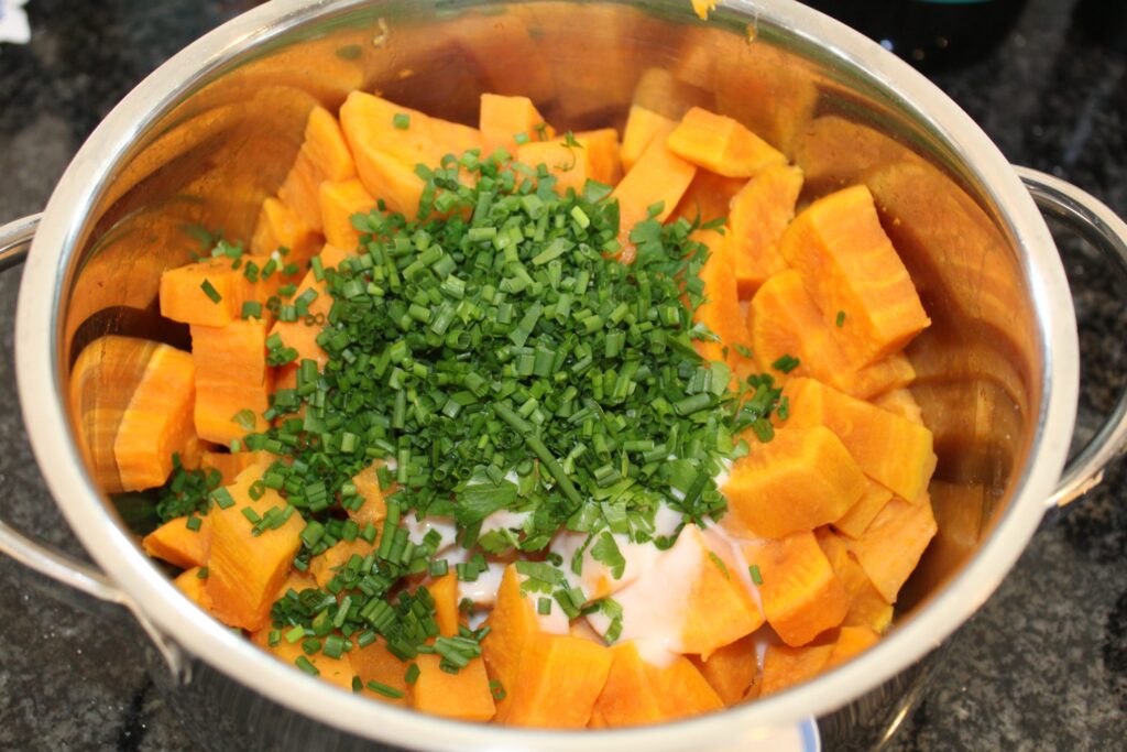 Mos af søde kartofler