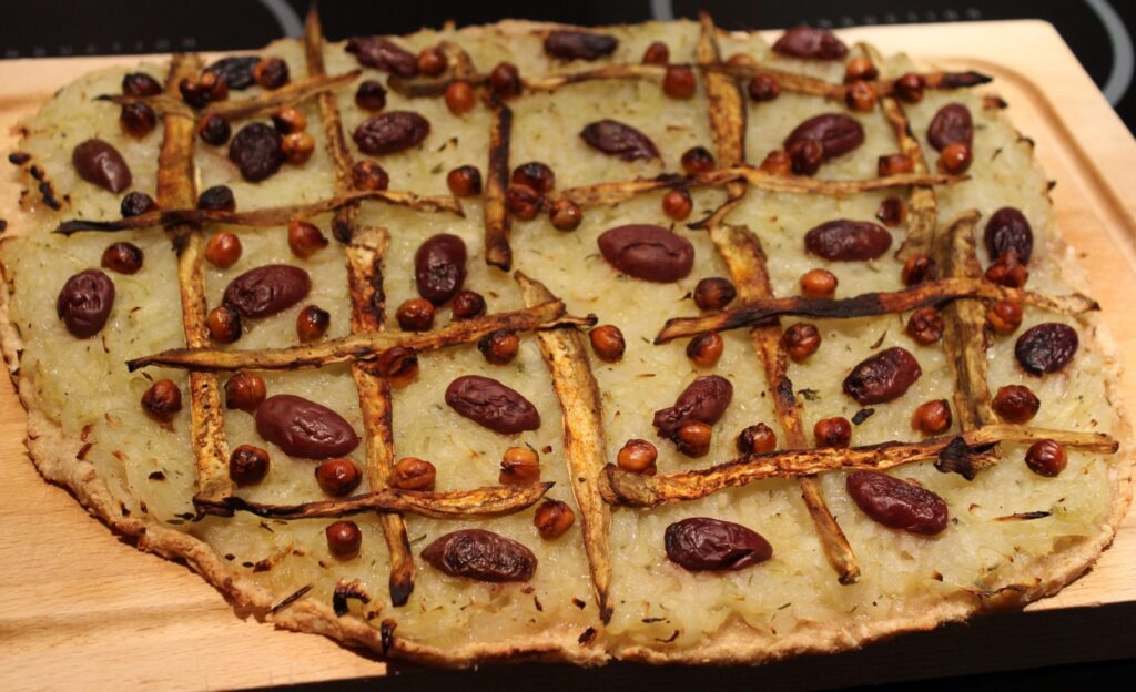 Vegansk pissaladière