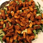 Salat med bagte butternutsquash