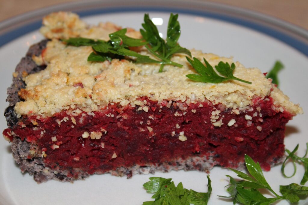 Vegansk rødbedetærte