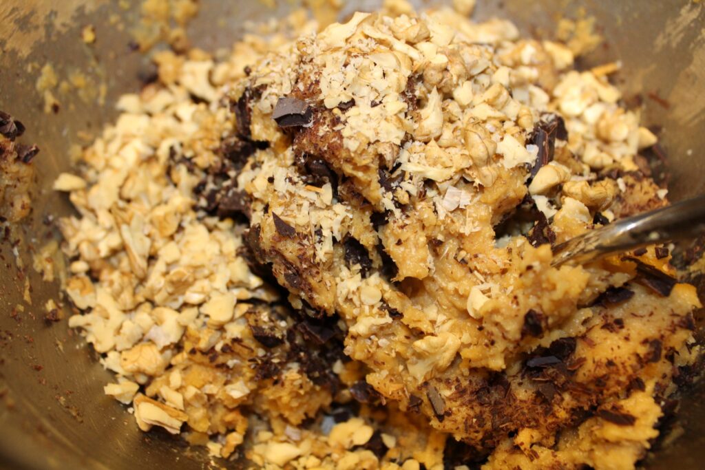 Chokoladeblondie med valnødder