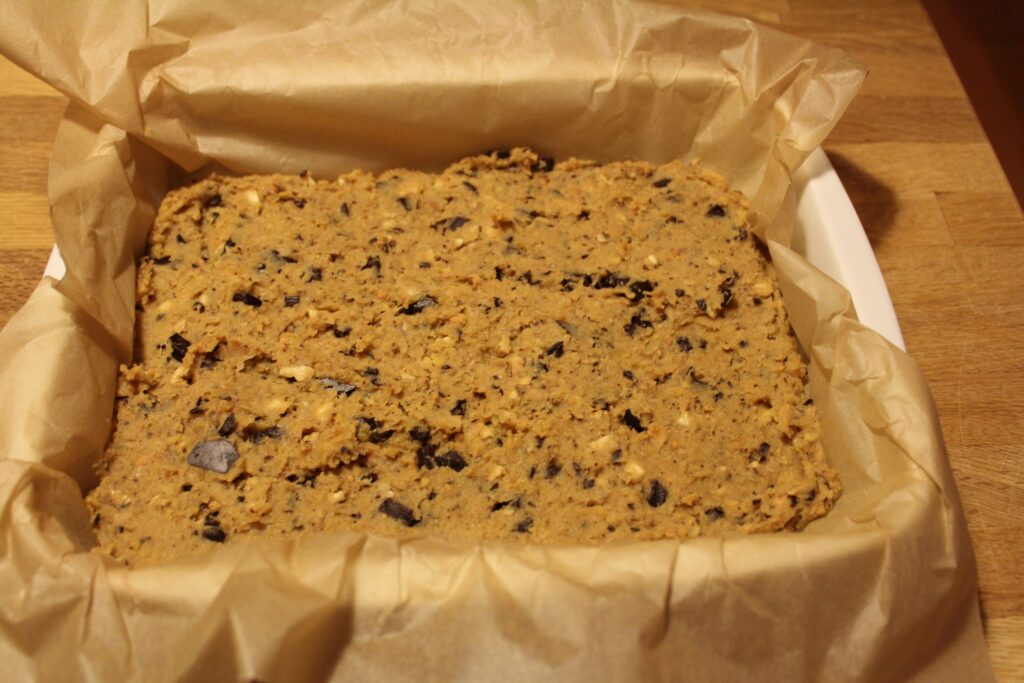 Chokoladeblondie med valnødder