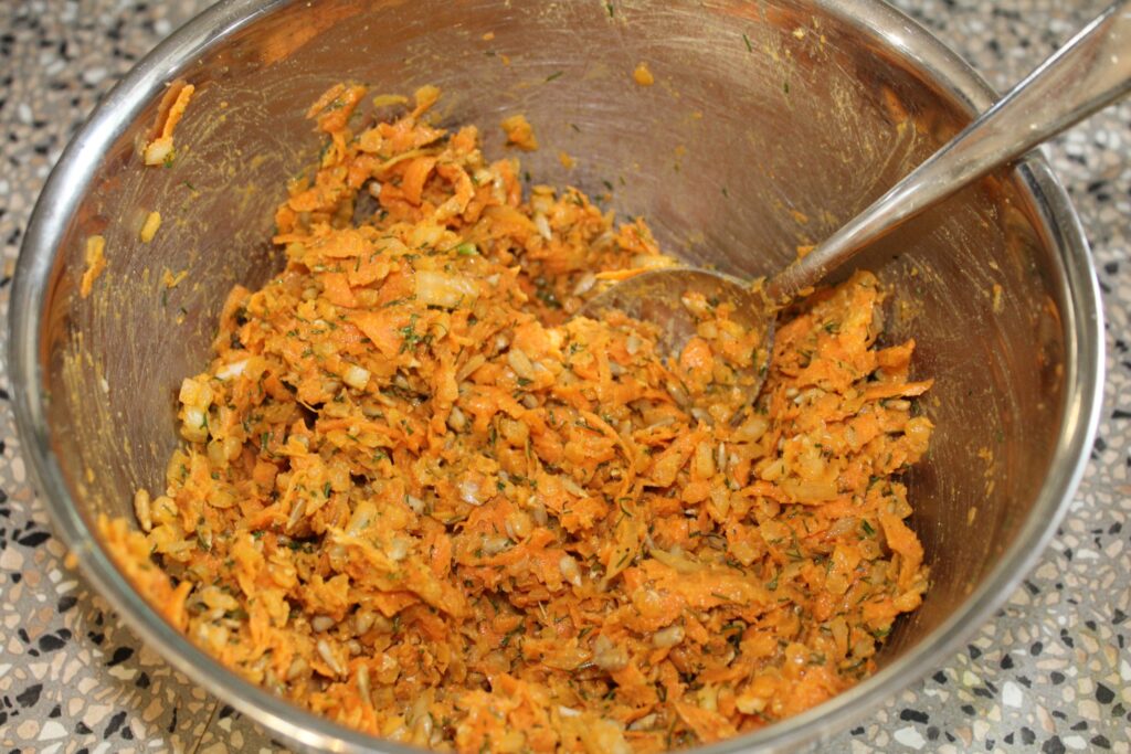 Veganske gulerodsfrikadelle