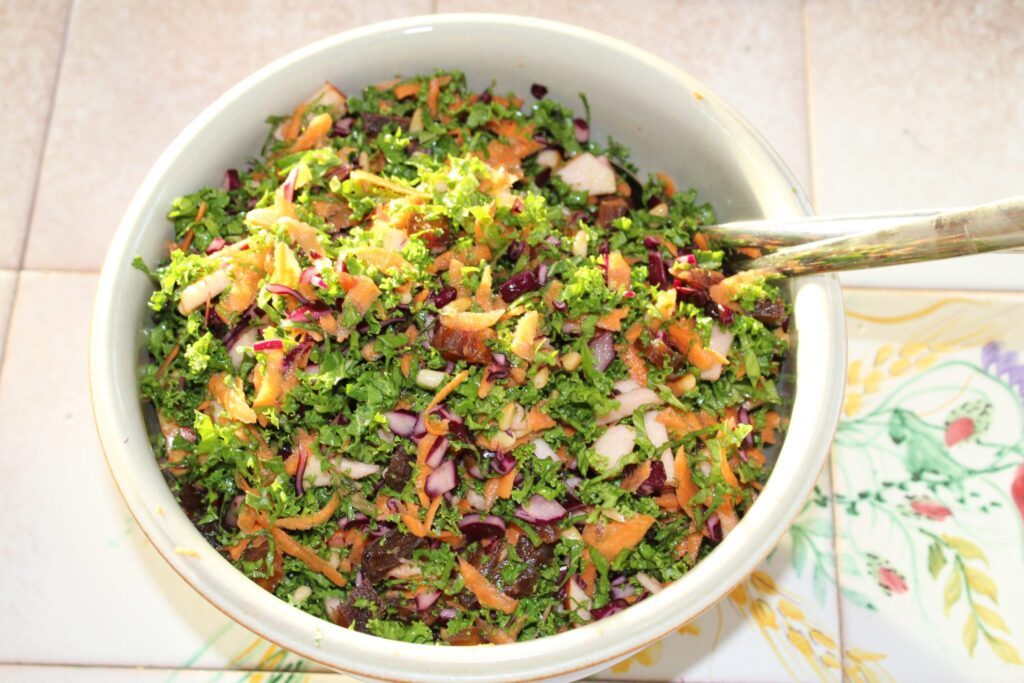 GrønKåls- og rødkålssalat