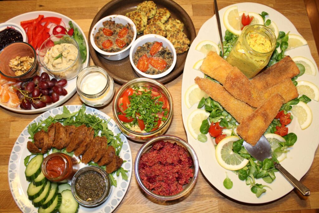 Vegansk julefrokostmad