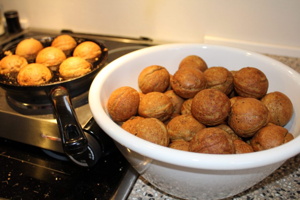 Veganske æbleskiver