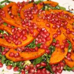 Salat med grønkål og bagt hokkaido