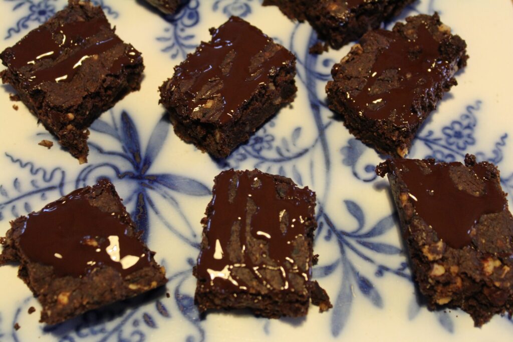 Sortbønnebrownies