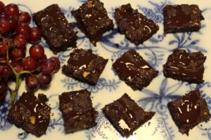 Veganske sortbønnebrownies