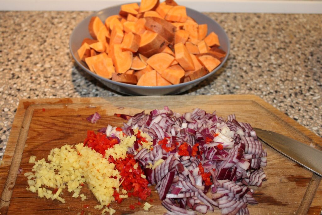 Ingredienser til indisk curry