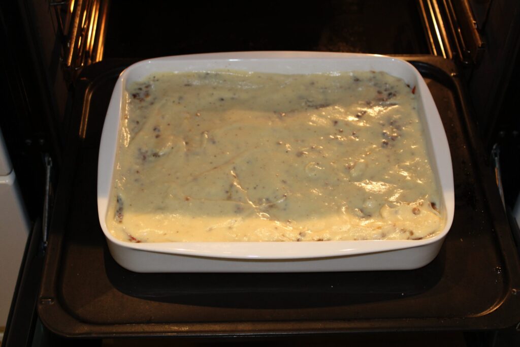 Musaka klar til bagning