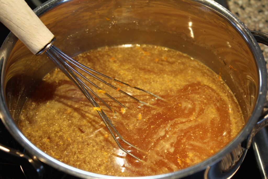 Mandel-appelsintærte