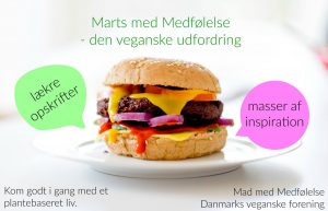 Mad med medfølelse - Danmarks veganske forening - afholder Marts med medfølelse