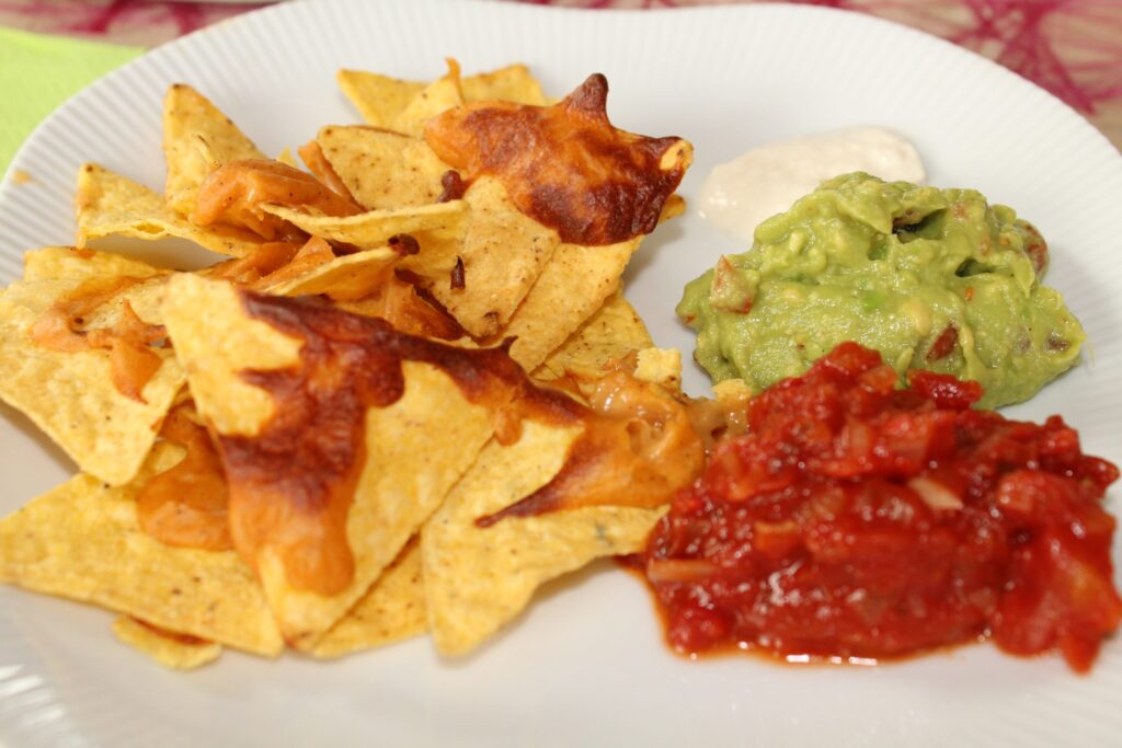 Nachos med tilbehør