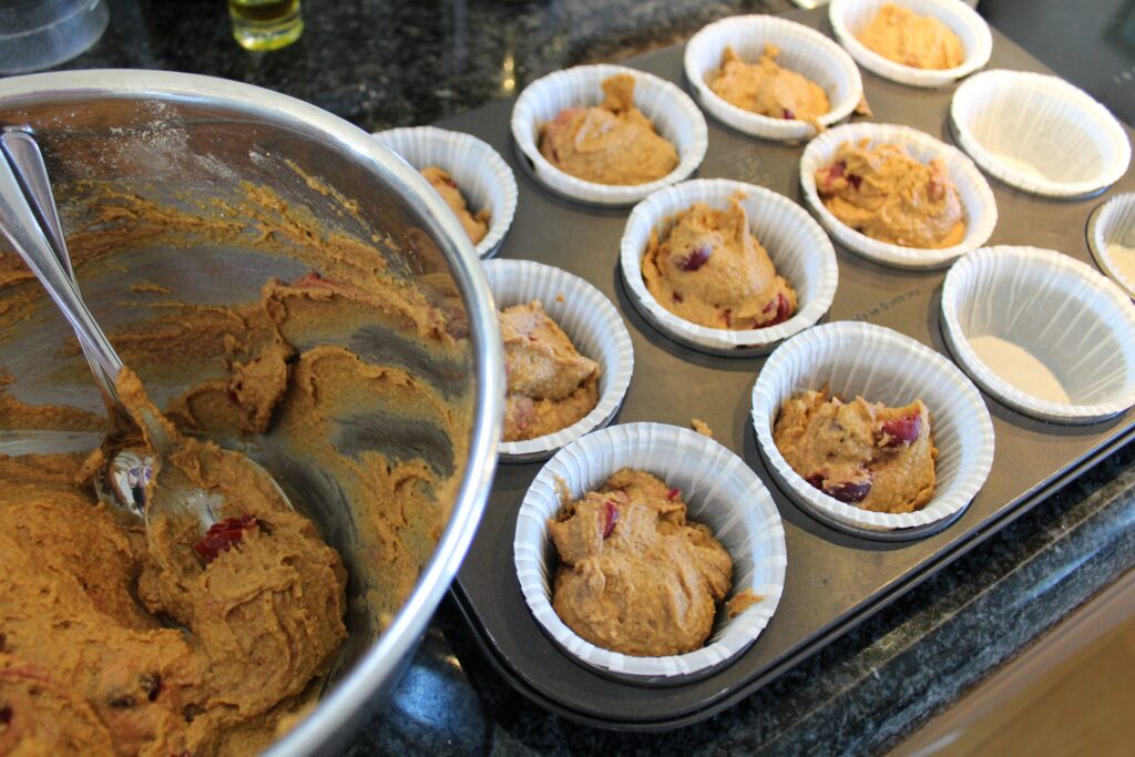 Søde kartoffelmuffins