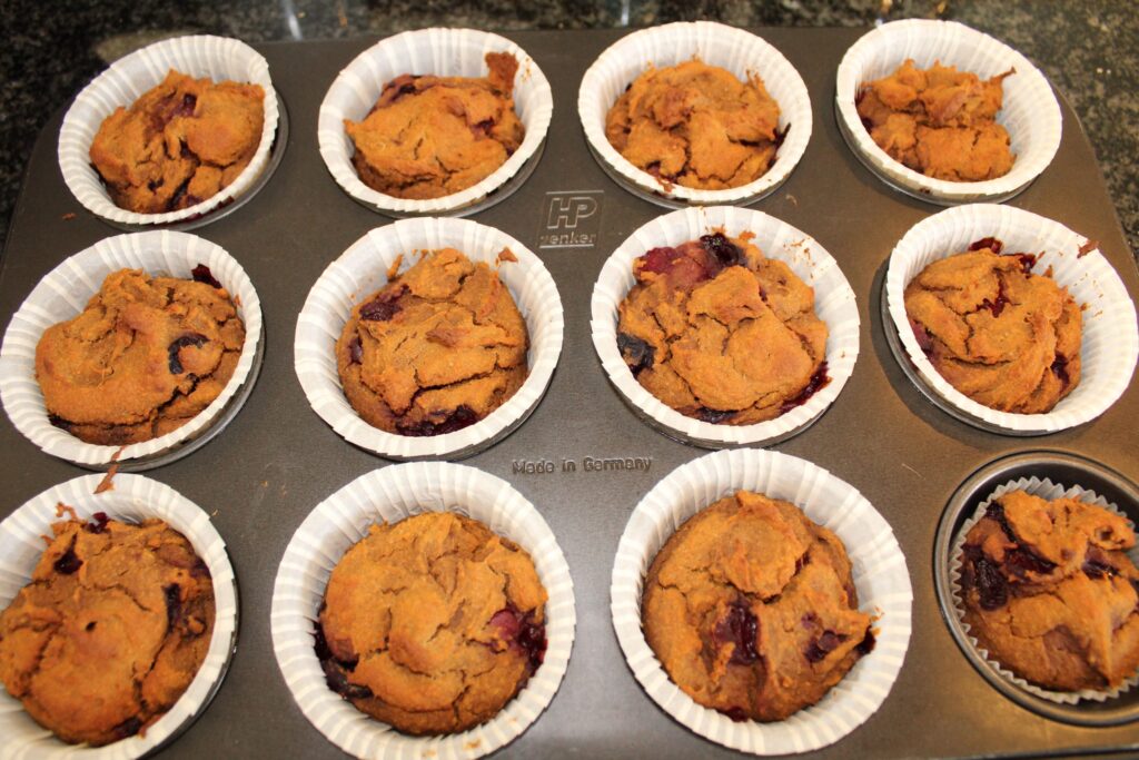 Søde kartoffelmuffins