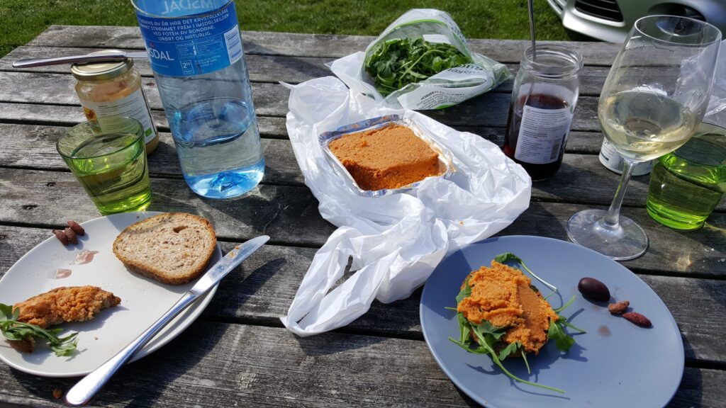 Vegansk campingfrokost