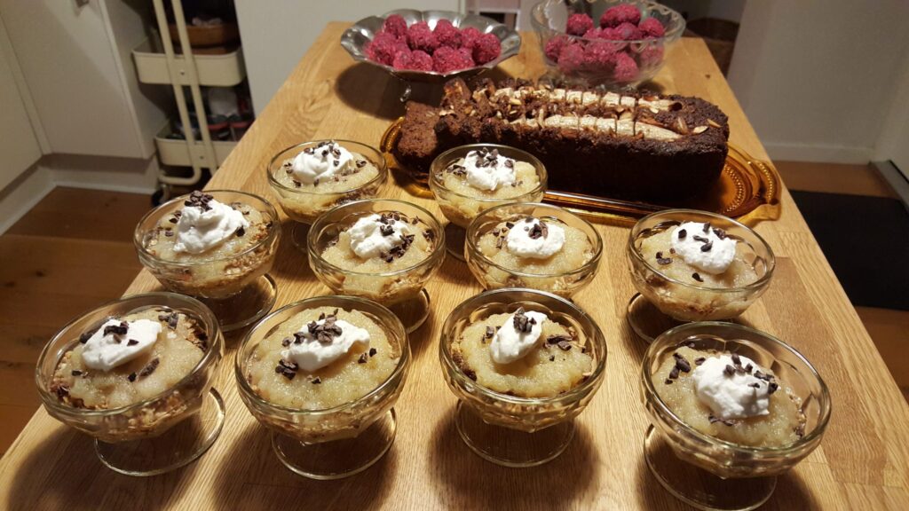 Små veganske æblekager