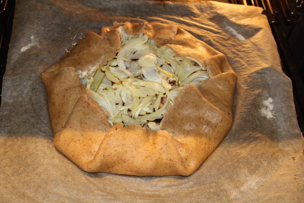 Galette med tomater og fennikel