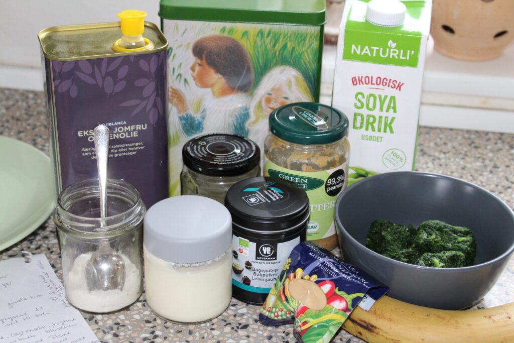 Brunchpandekager med spinat