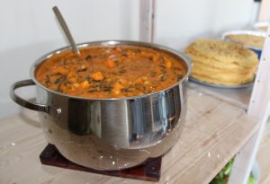 Indisk curry som pandekagefyld til hovedret
