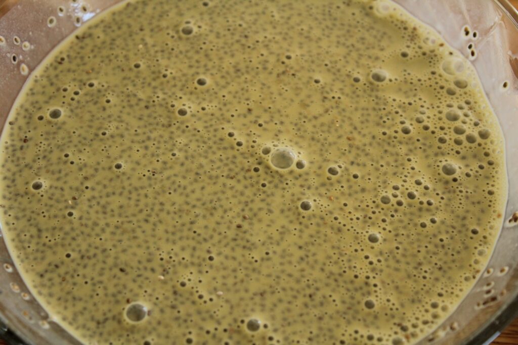 Chiagrød med matcha