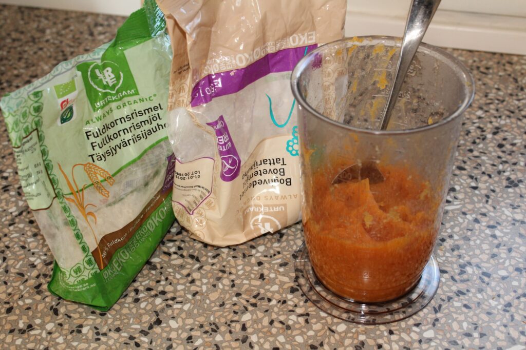 Pandebrød med søde kartofler