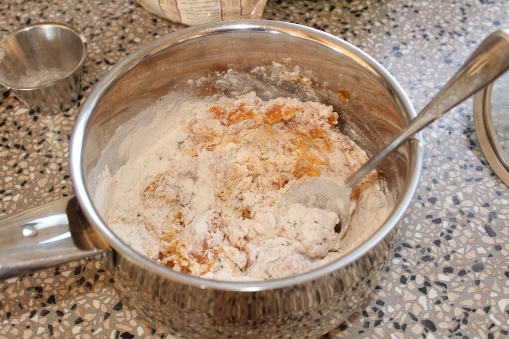 Pandebrød med søde kartofler