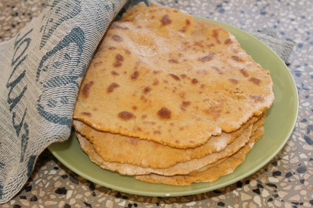 Pandebrød med søde kartofler