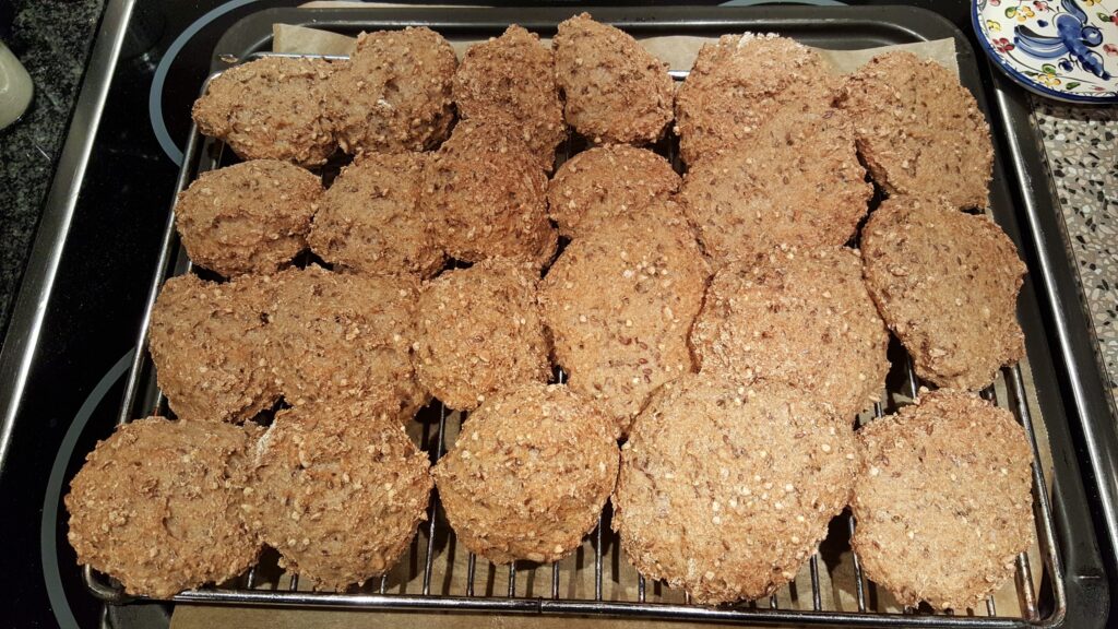 Sandwichboller med frø og kerner