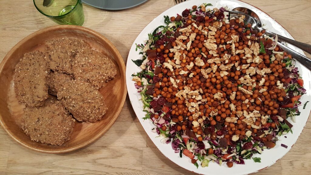 Sandwichboller med frø og kerner