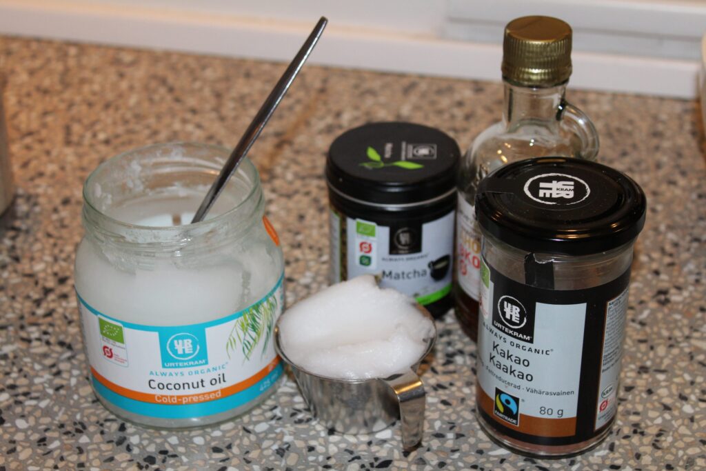 Julekonfekt med kokosmynte