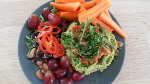 Kernebrød på en frokosttallerken