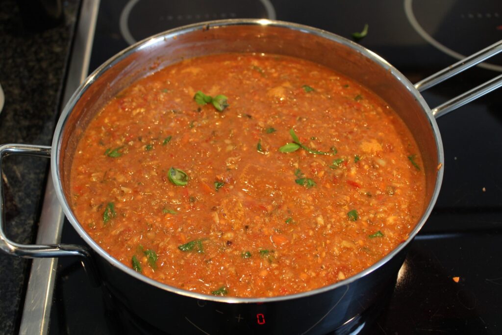 Svampebolognese med valnødder