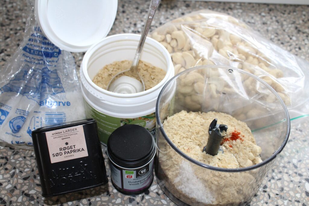 Svampebolognese med valnødder