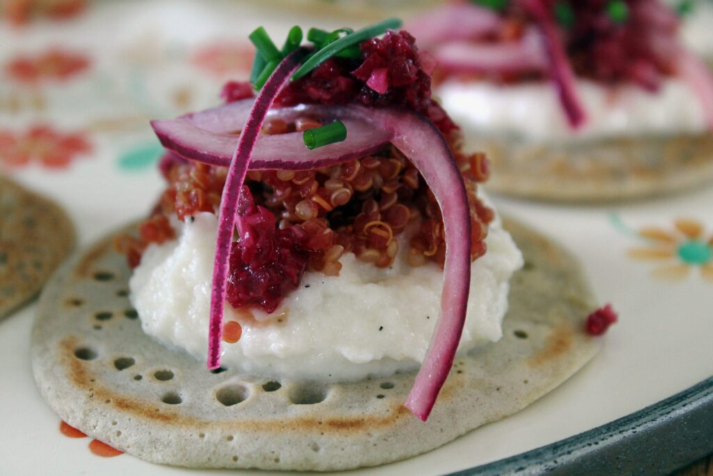 Blinis med quinoarogn