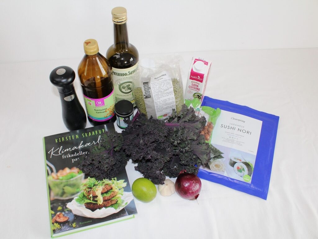 Smørepålæg med grønkål og hasselnødder