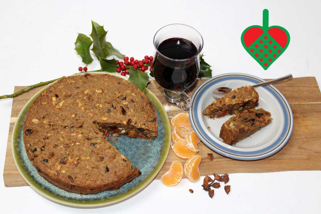 Krydret vegansk julekage