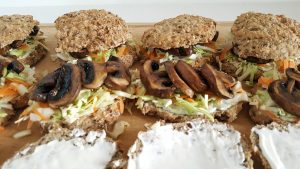 Sandwich med portobellosvampe